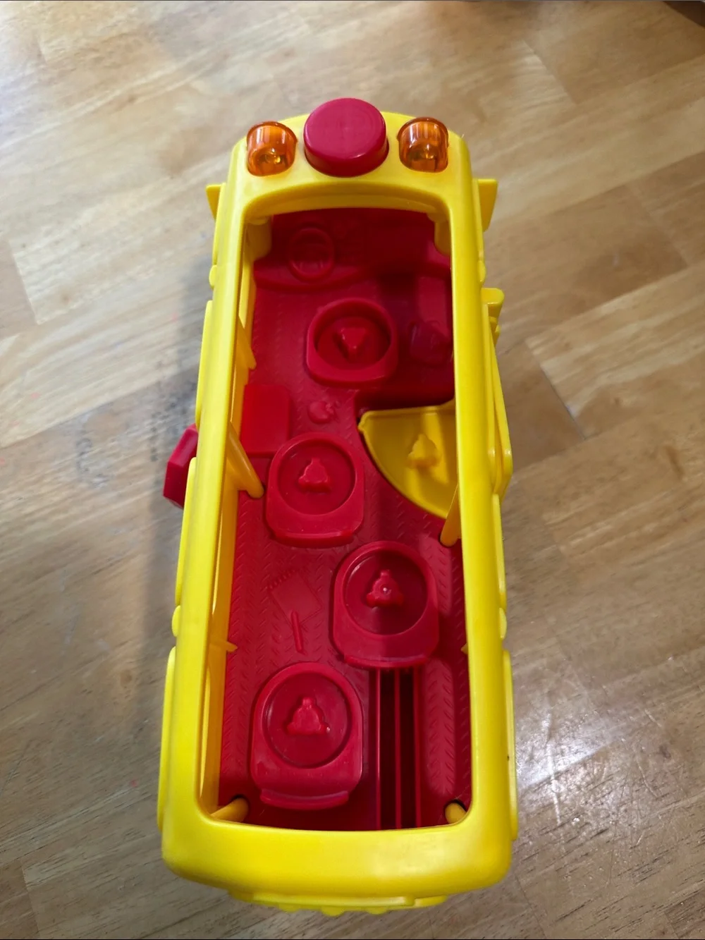 Fisher-Price Yellow and Red School Bus. Sounds work. Lights Work.